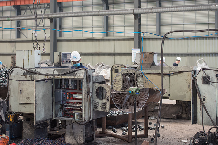 衡阳网架配件-锥头加工车间